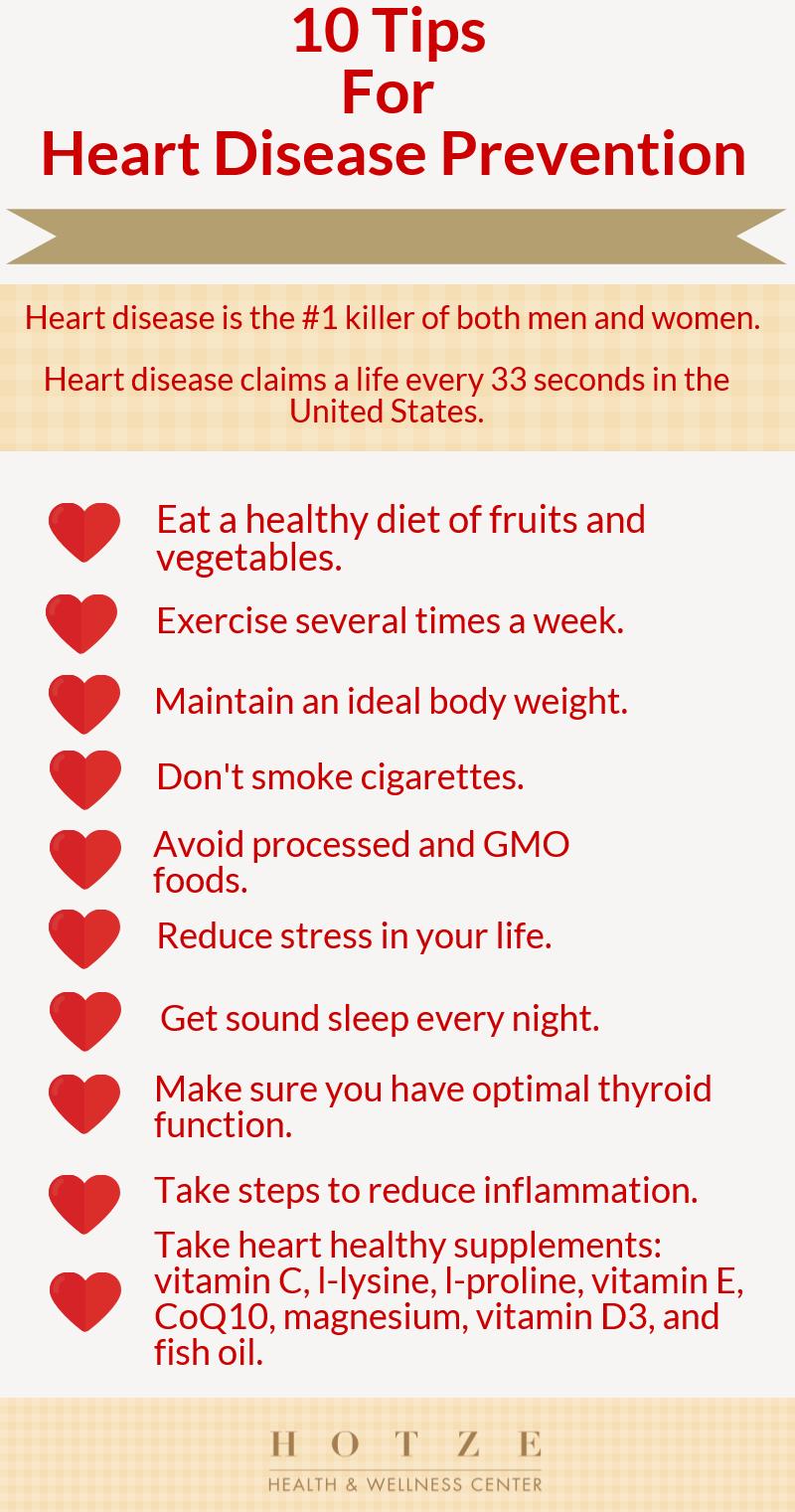 10 Tips for Heart Disease Prevention