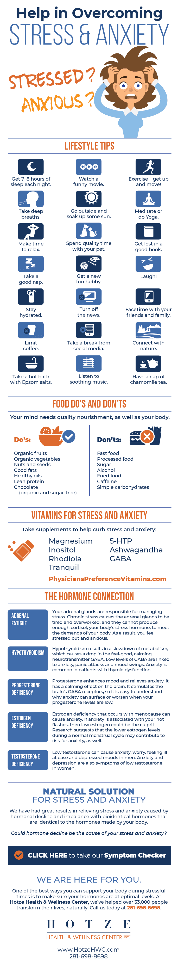 Stress and Anxiety Infographic