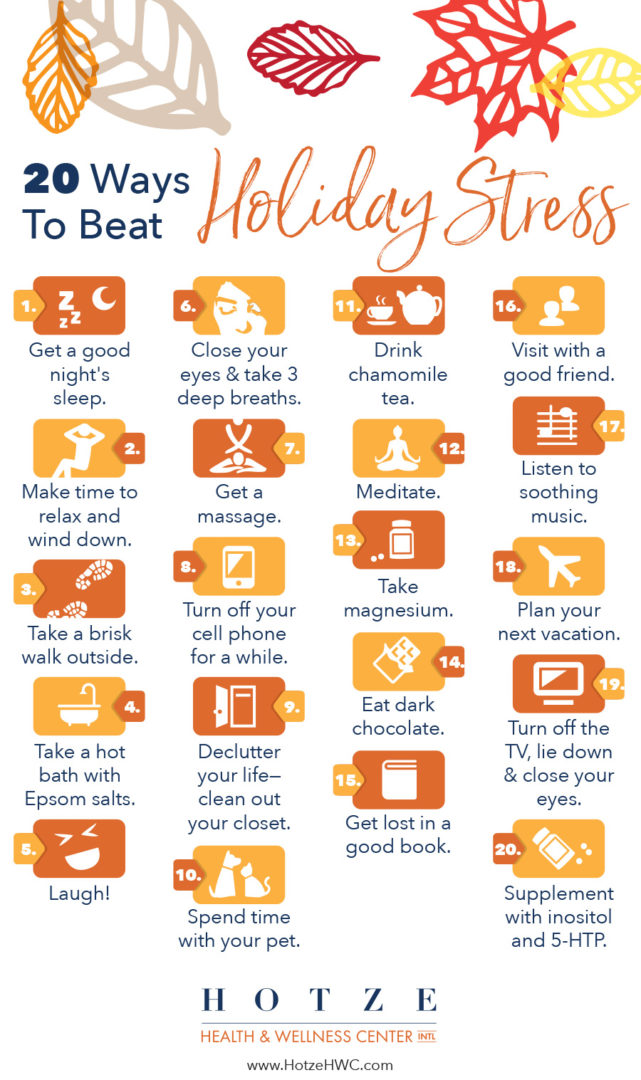 20 Ways to Beat Holiday Stress