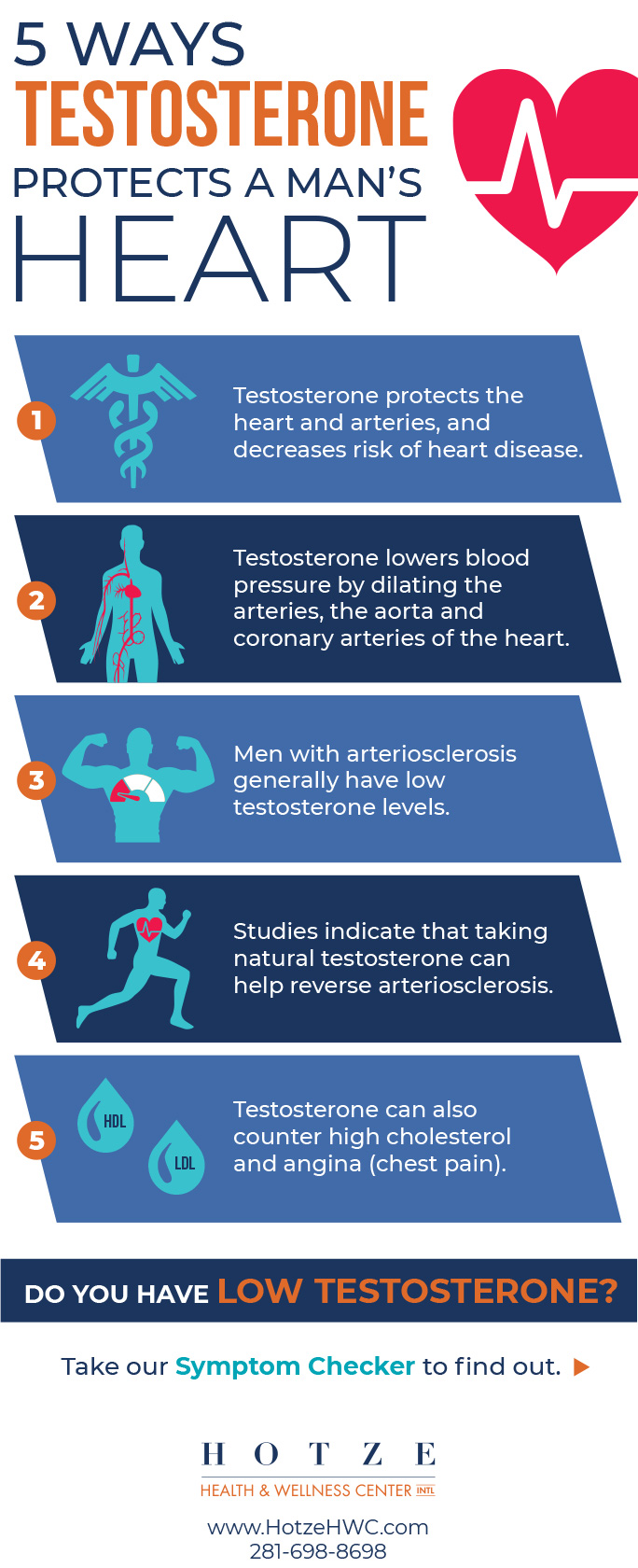 5 Ways Testosterone Protects a Man's Heart
